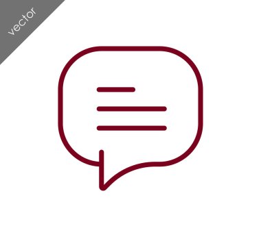 Metin balonu simgesinin