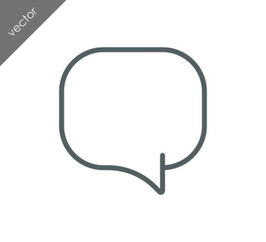 Düşünce balonu simgesinin