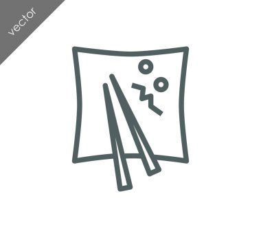 Yemek çubukları web simgesi