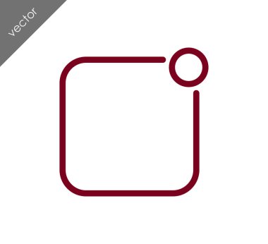 Etiketi düz simgesi