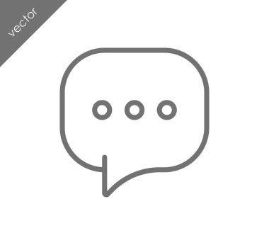 Sohbet simgesi söylenecek daha