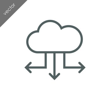 depolama bulut simgesi