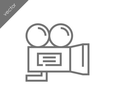 Kamera simgesi düz işareti