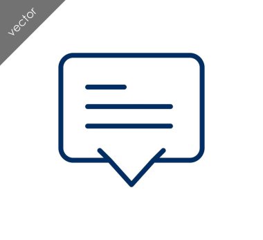 Metin balonu simgesinin