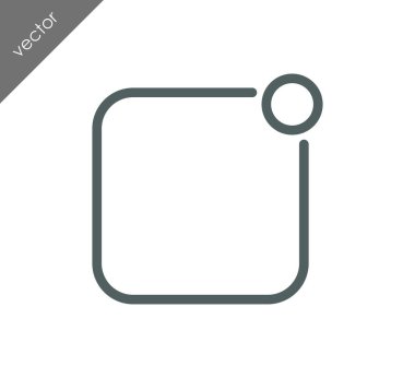 Etiketi düz simgesi