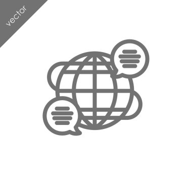 Sohbet simgesi tasarım