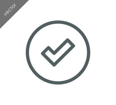 onay işareti simgesi 