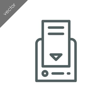 Şarj cihazı tak simgesi