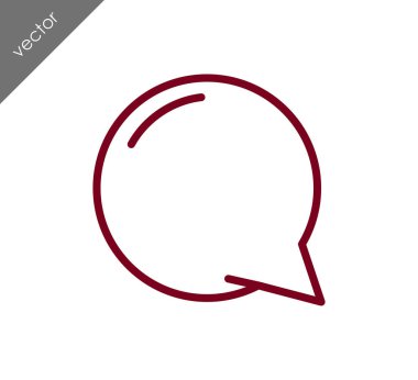 Düşünce balonu simgesinin