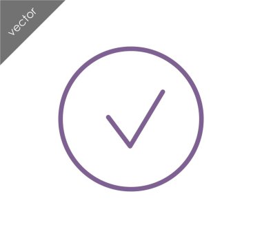 onay işareti simgesi 