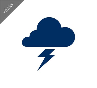Yıldırım bulut simgesi