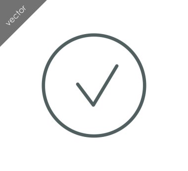 onay işareti simgesi 