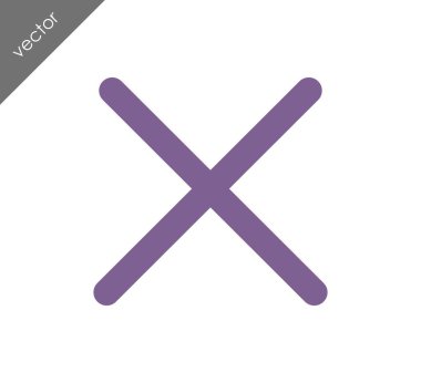 düz simgesini iptal 