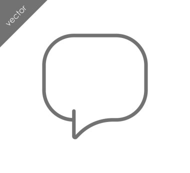 Düşünce balonu simgesinin