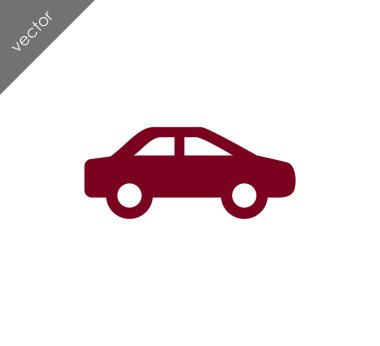 Araba simgesi, illüstrasyon 