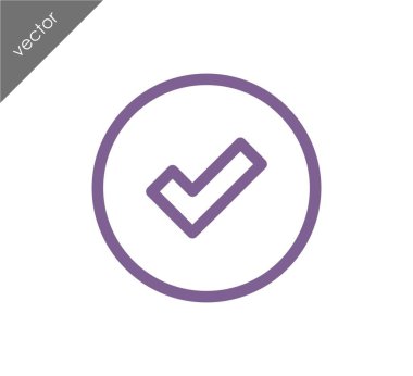 onay işareti simgesi 