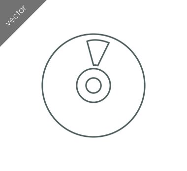 CD disk simgesine