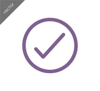 onay işareti simgesi 