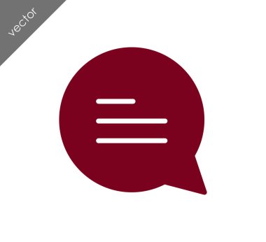 Metin balonu simgesinin