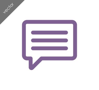 Metin balonu simgesinin