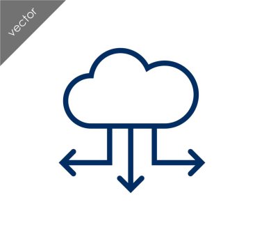 depolama bulut simgesi