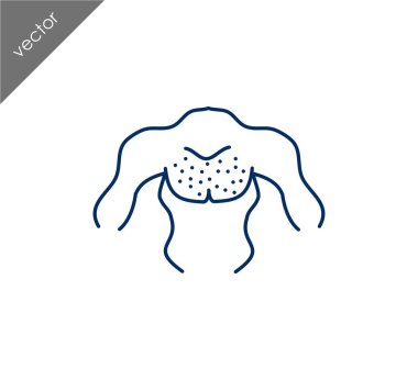 Erkekler göğüs simgesi