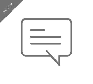 Metin balonu simgesinin