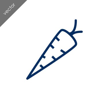 havuç simgesi illüstrasyon