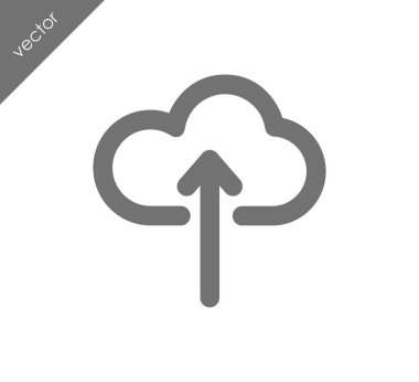 Bulut simgesinde upload