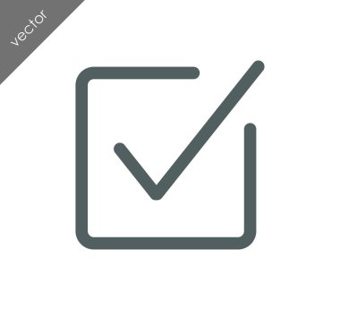 onay işareti simgesi 