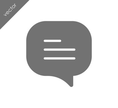 Metin balonu simgesinin