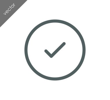 onay işareti simgesi 