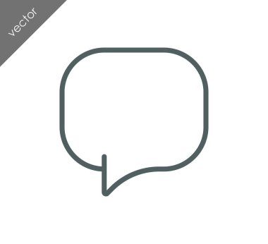 Düşünce balonu simgesinin