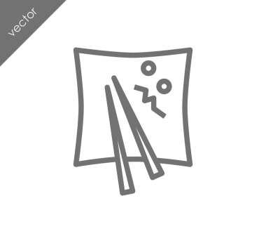 Yemek çubukları web simgesi