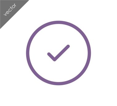 onay işareti simgesi 