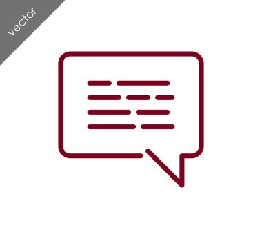 Metin balonu simgesinin