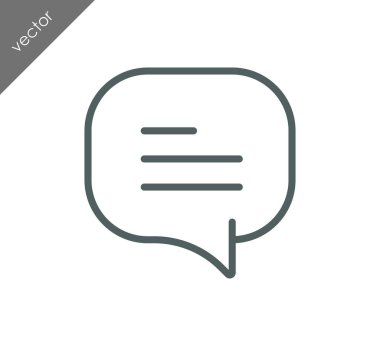 Metin balonu simgesinin