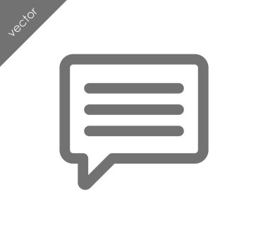 Metin balonu simgesinin