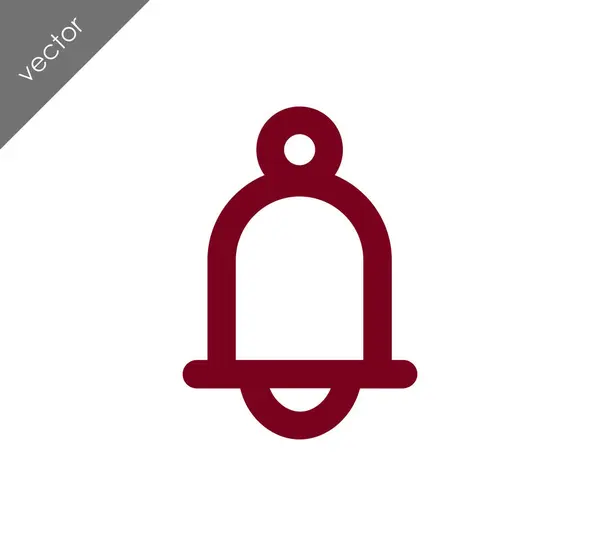 Alert bell icon — Stock Vector