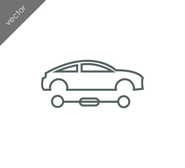 Icono del coche, ilustración — Archivo Imágenes Vectoriales