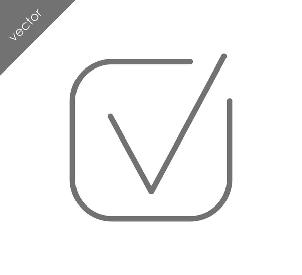 Markera ikonen — Stock vektor