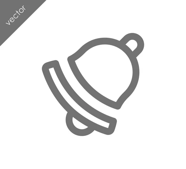 Waarschuwing belpictogram — Stockvector