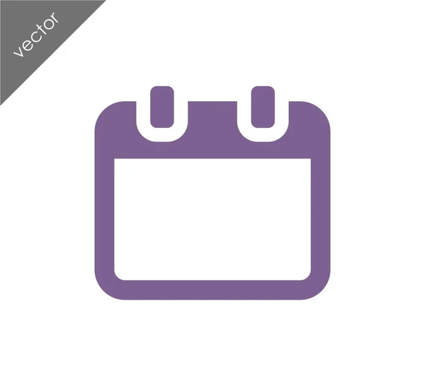 Calendar icon illustration — Stock Vector