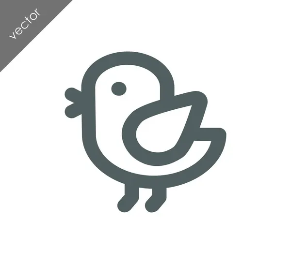 Kip web pictogram — Stockvector