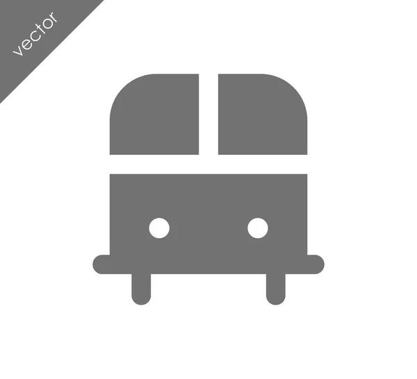 Icono del autobús de pasajeros — Vector de stock