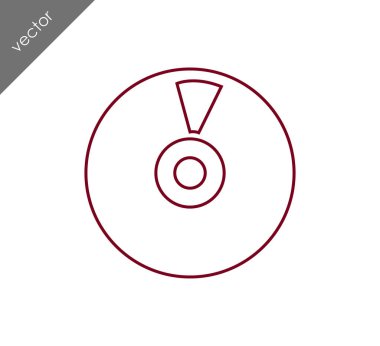 CD disk simgesine