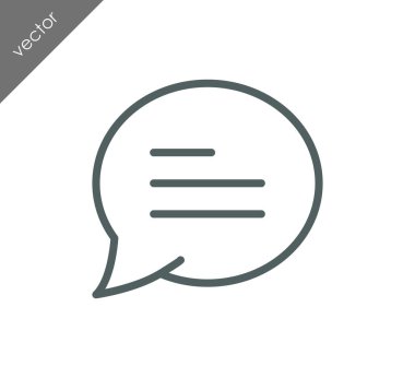 Metin balonu simgesinin