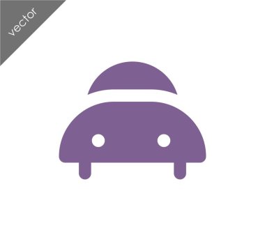 Araba simgesi, illüstrasyon 