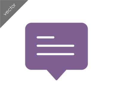 Metin balonu simgesinin