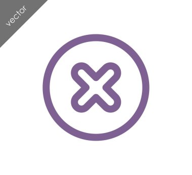 düz simgesini iptal 